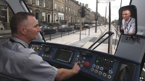 Tram driver