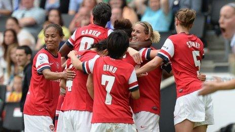 Arsenal celebrate