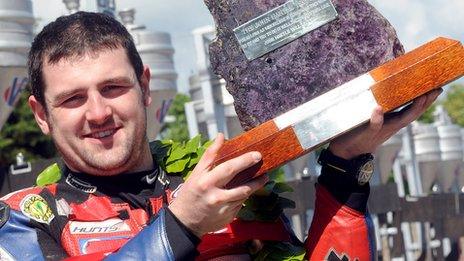 Michael Dunlop now has nine carer wins at the Isle of Man TT races