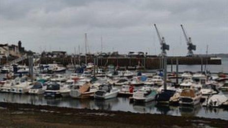 St Sampson's Harbour in Guernsey