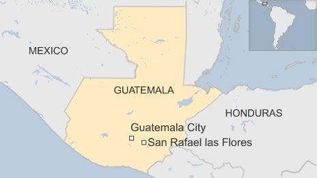 Map of Guatemala