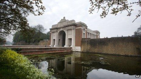 Then Menin Gate at Ypres