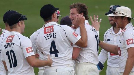 Matt Hobden (third from right)