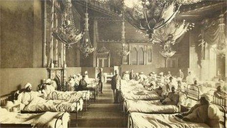 Ward in music room
