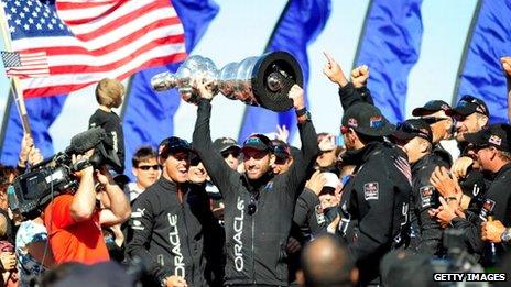 Sir Ben Ainslie and Oracle Team USA