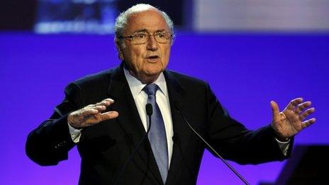 Fifa general secretary Sepp Blatter