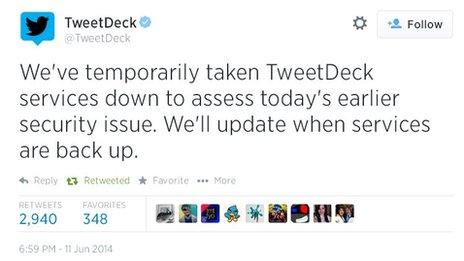 Tweetdeck tweet