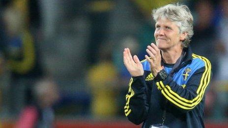 Sweden coach Pia Sundhage