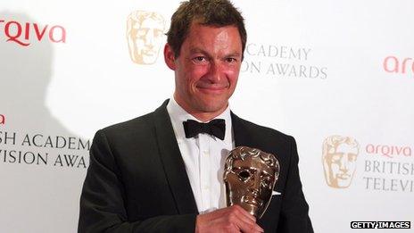 Dominic West at the Baftas