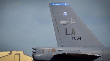 Tail of a B-52