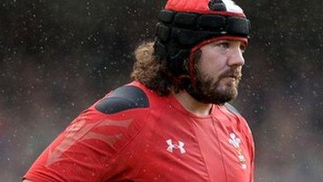 Wales prop Adam Jones