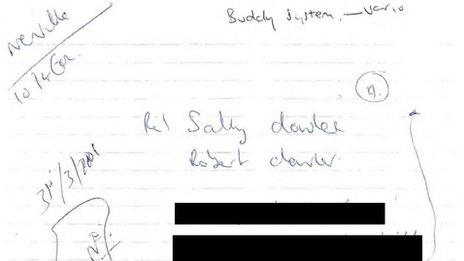 Glenn Mulcaire's hacking notes for Milly Dowler