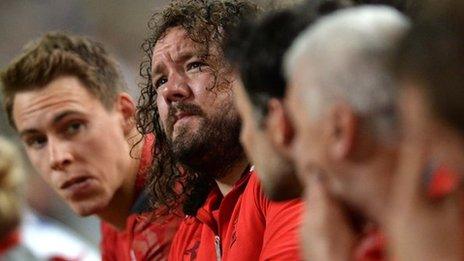 Adam Jones lasted 31 minutes in Durban