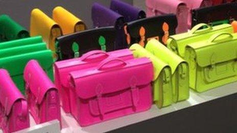 Colourful satchels