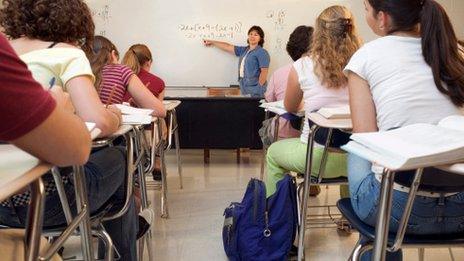 Classroom from behind