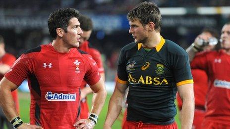 James Hook and Dan Biggar