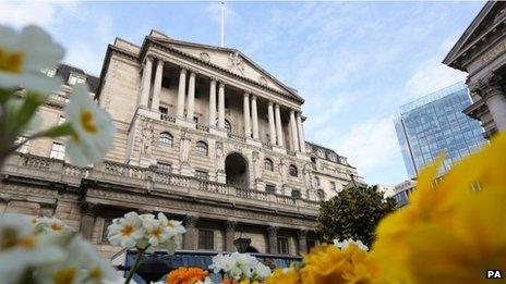 The Bank of England in London