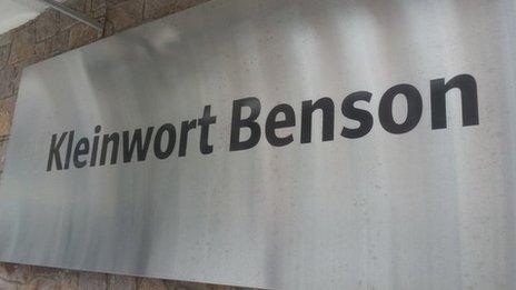 Kleinwort Benson sign