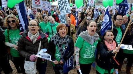 Teachers' strike, March 2014