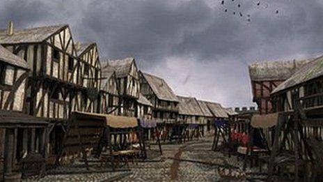 Wind Street - re-imagined in 1300