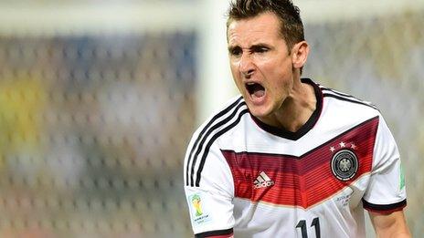 Germany's Miroslav Klose