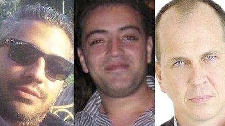 Mohammed Fahmy, Baher Mohamed, Peter Greste