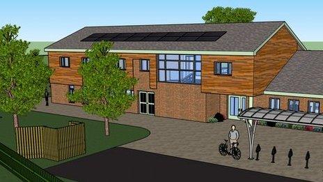 Artist's impression of Thame children's home