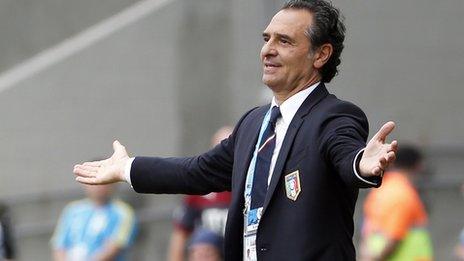 Italy coach Cesare Prandelli