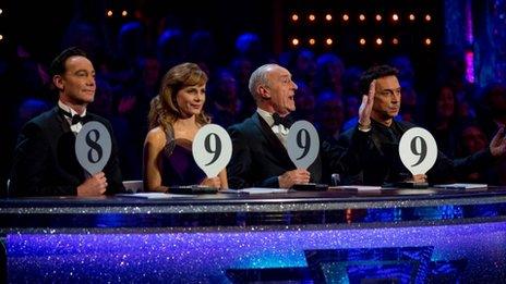 Craig Revel Horwood, Darcey Bussell, Len Goodman and Bruno Tonioli