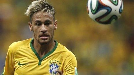 Brazil striker Neymar