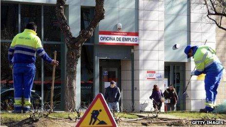 Spanish unemployment office