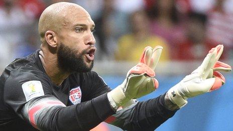 United States keeper Tim Howard