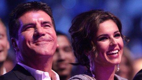 Simon Cowell and Cheryl Cole