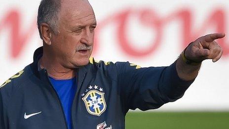 Brazil coach Luiz Felipe Scolari