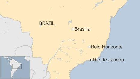 Map of Brazil
