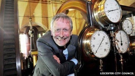 Sir Peter Soulsby at the science museum