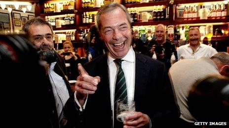 UKIP leader Nigel Farage