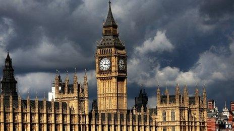 Houses of Parliament in London