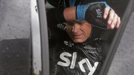 Chris Froome at the Tour de France