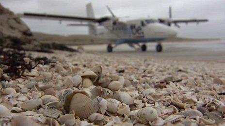 Aircraft at Barra Airport