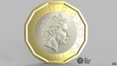 The new one pound coin