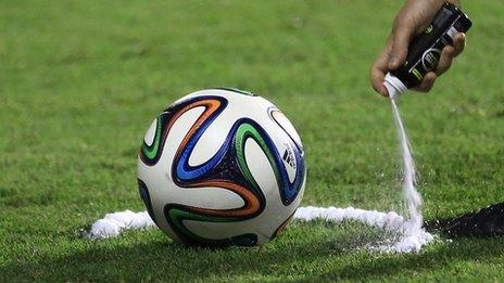 World Cup spray
