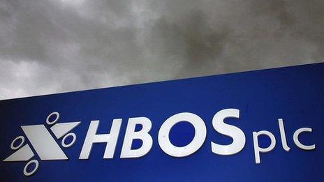 HBOS sign