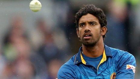 Sri Lanka's Sachithra Senanayake,