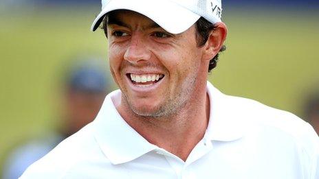 Rory McIlroy carded a 68 in the third round of the Scottish Open