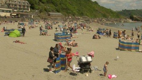 Cornish beach