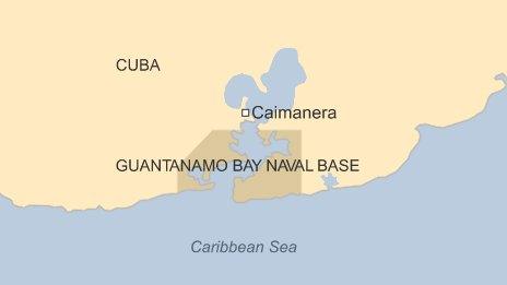 Map of Guantanamo Bay