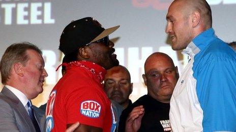 Dereck Chisora and Tyson Fury