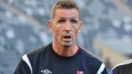 Crusaders manager Stephen Baxter