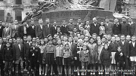 The Boys in Prague on their way to the UK in 1945